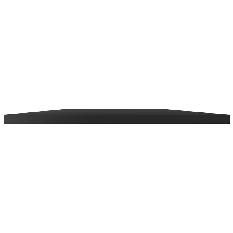 vidaXL Bookshelf Boards 4 pcs High Gloss Black 80x30x1.5 cm Engineered Wood