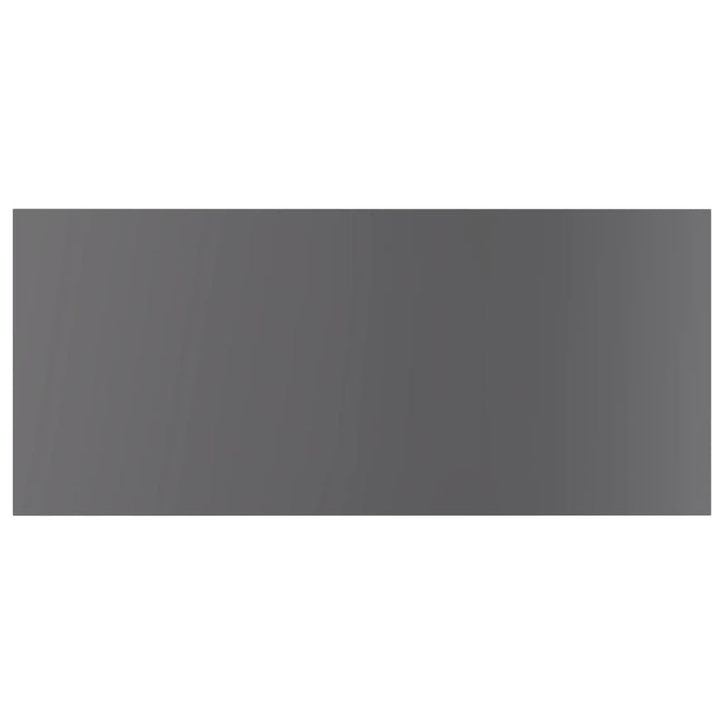 vidaXL Bookshelf Boards 4 pcs High Gloss Grey 80x30x1.5 cm Engineered Wood