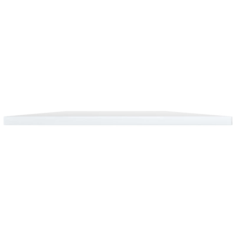 vidaXL Bookshelf Boards 4 pcs High Gloss White 80x40x1.5 cm Engineered Wood