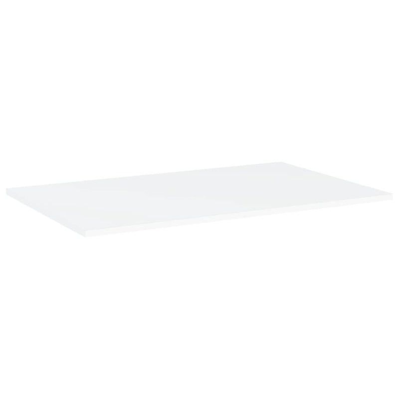 vidaXL Bookshelf Boards 4 pcs White 80x50x1.5 cm Engineered Wood