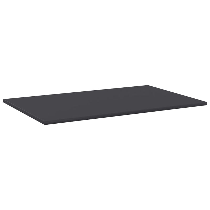 Bookshelf Boards 4 pcs Grey 80x50x1.5 cm Engineered Wood