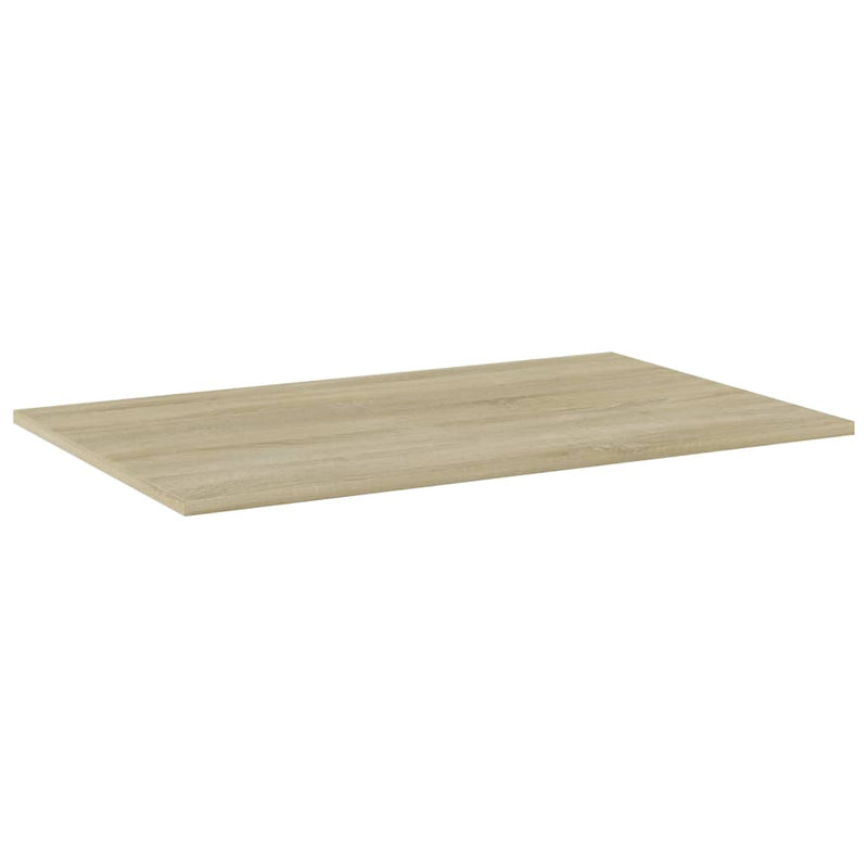 vidaXL Bookshelf Boards 4 pcs Sonoma Oak 80x50x1.5 cm Engineered Wood