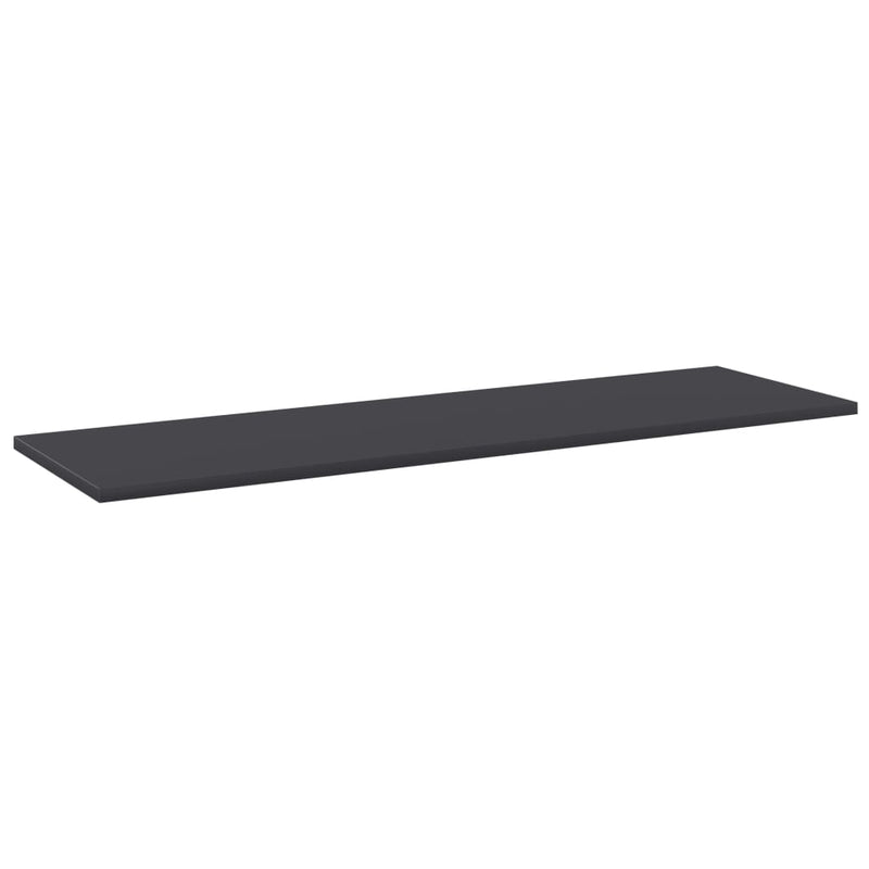 vidaXL Bookshelf Boards 8 pcs Grey 100x30x1.5 cm Engineered Wood