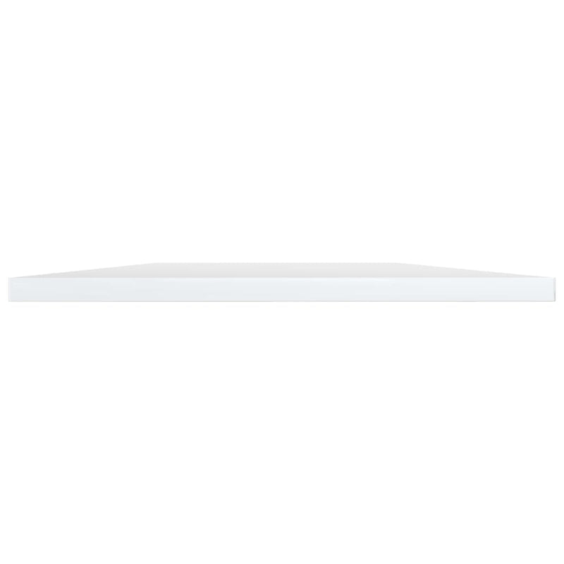 vidaXL Bookshelf Boards 4 pcs High Gloss White 100x30x1.5 cm Engineered Wood