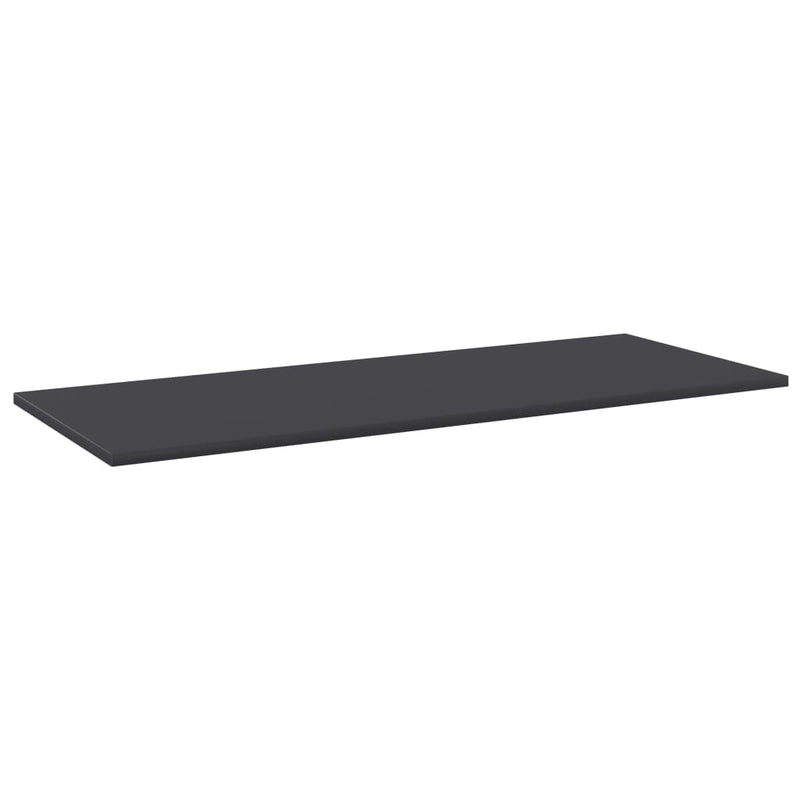 vidaXL Bookshelf Boards 4 pcs Grey 100x40x1.5 cm Engineered Wood