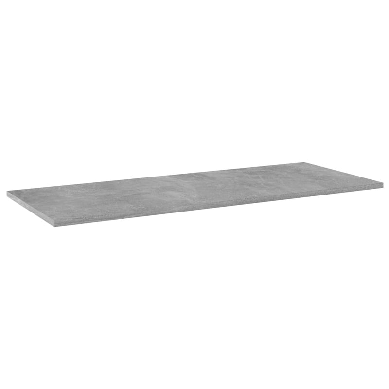 vidaXL Bookshelf Boards 4 pcs Concrete Grey 100x40x1.5 cm Engineered Wood