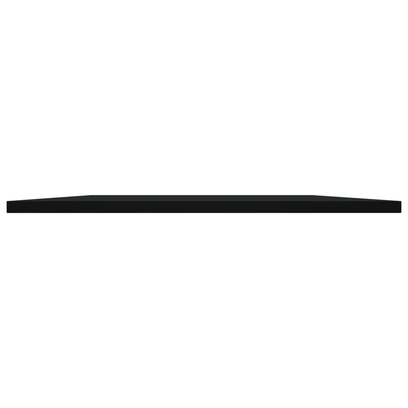 vidaXL Bookshelf Boards 4 pcs Black 100x50x1.5 cm Engineered Wood