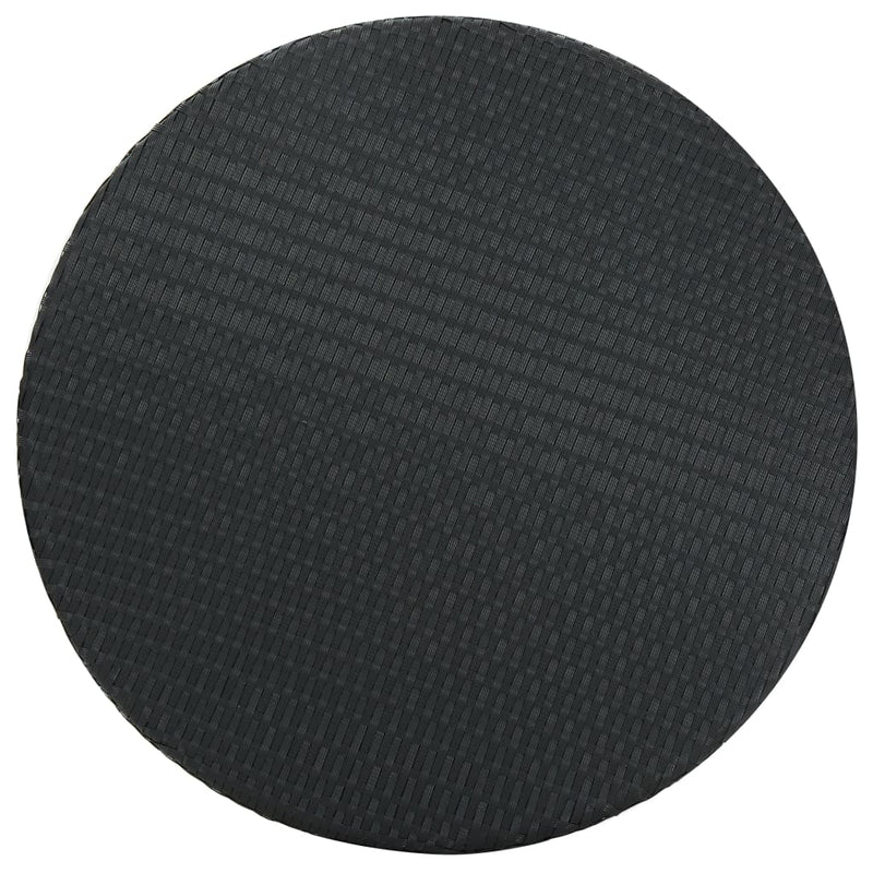 vidaXL 5 Piece Garden Bar Set with Cushions Poly Rattan Black