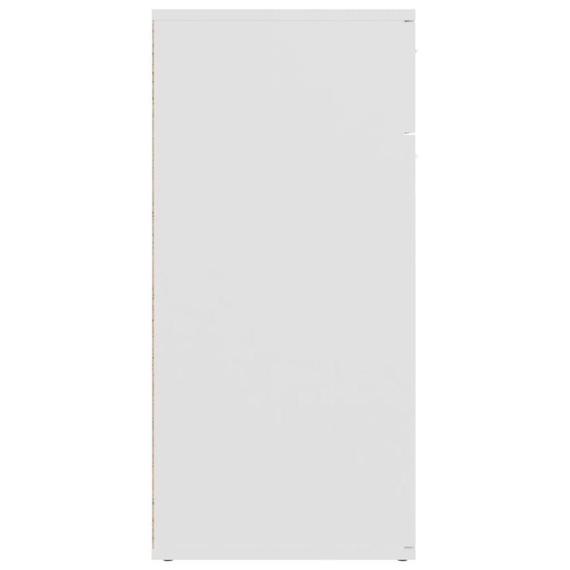 vidaXL Sideboard White 80x36x75 cm Engineered Wood