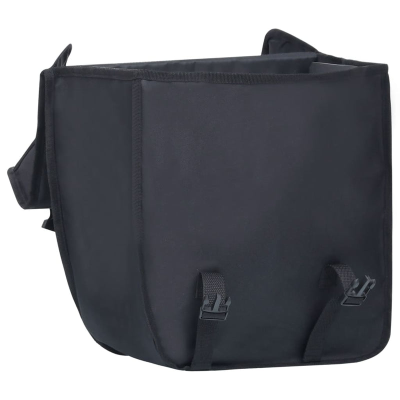 vidaXL Single Bicycle Bag for Pannier Rack Waterproof 21 L Black