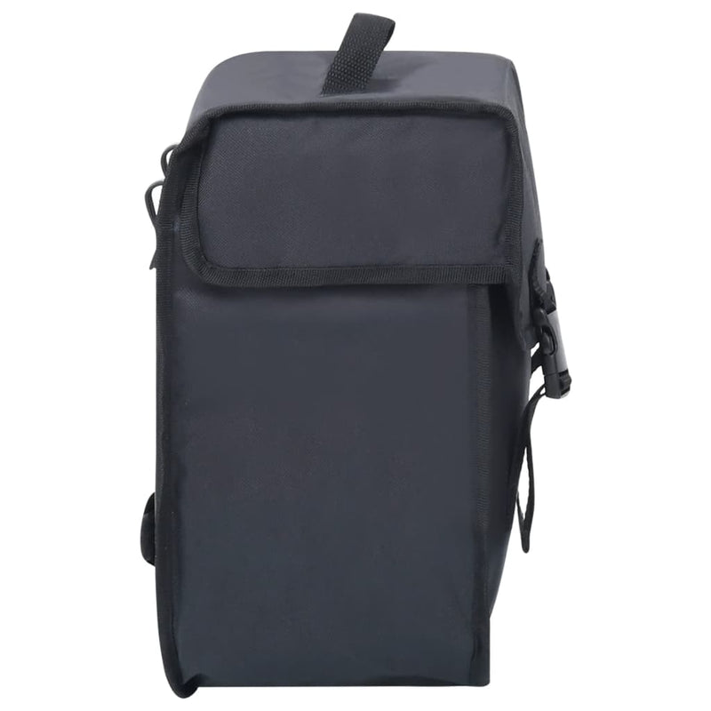 vidaXL Single Bicycle Bag for Pannier Rack Waterproof 21 L Black