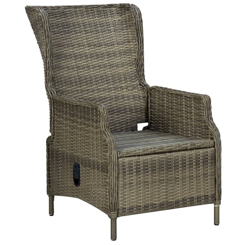 vidaXL 3 Piece Garden Dining Set Brown