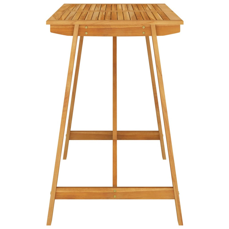 vidaXL 5 Piece Garden Bar Set with Cushions Brown