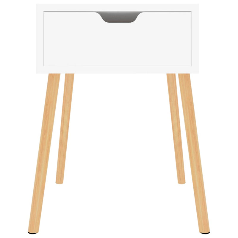 vidaXL Bedside Cabinets 2 pcs High Gloss White 40x40x56 cm Engineered Wood