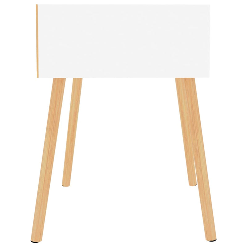 vidaXL Bedside Cabinets 2 pcs High Gloss White 40x40x56 cm Engineered Wood