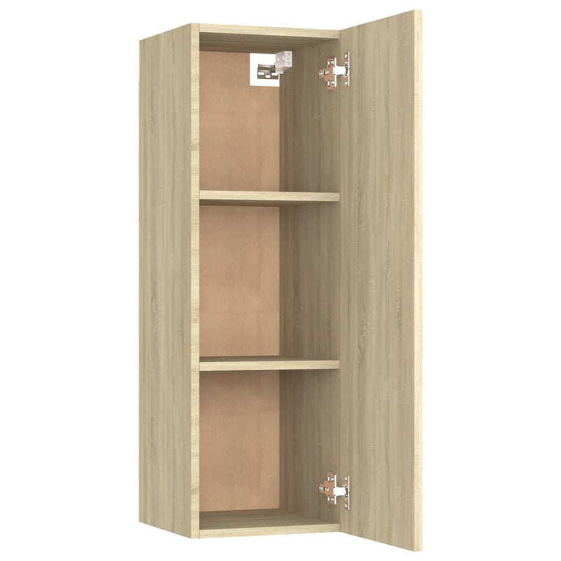 vidaXL TV Cabinet Sonoma Oak 30.5x30x90 cm Engineered Wood