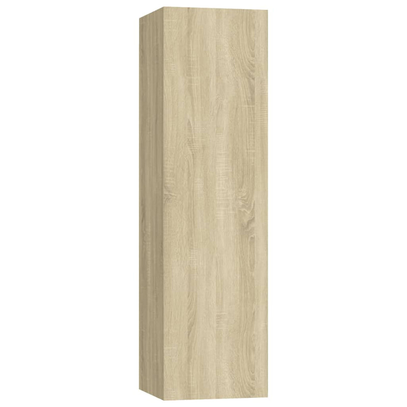 vidaXL TV Cabinets 2 pcs Sonoma Oak 30.5x30x110 cm Engineered Wood