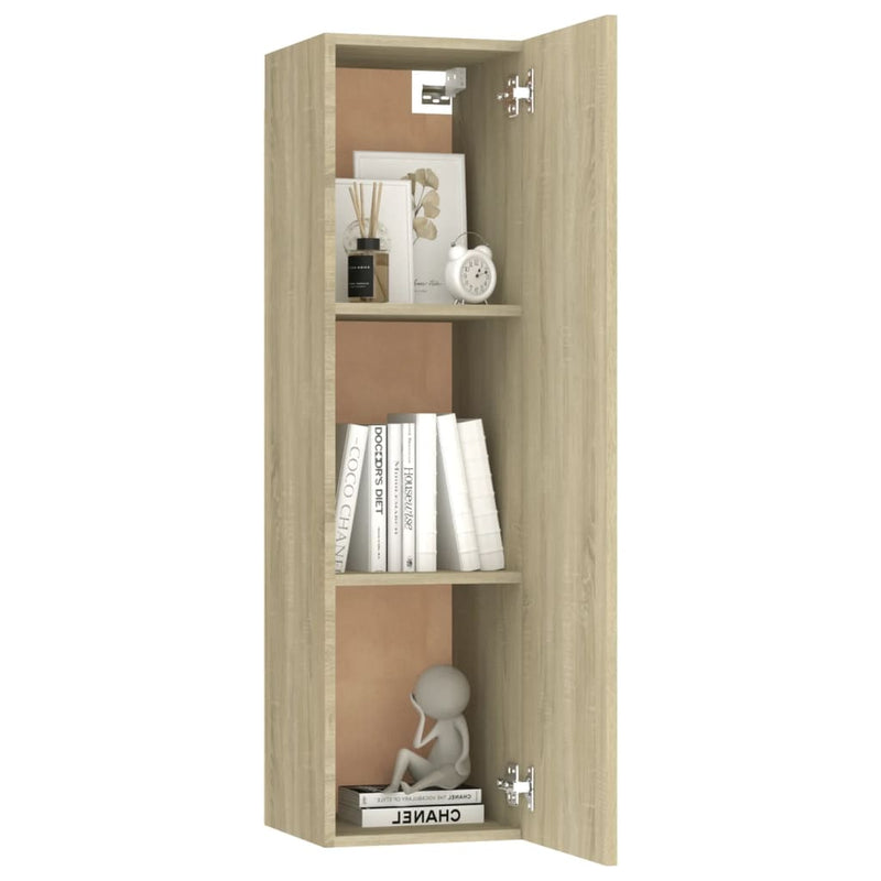 vidaXL TV Cabinets 2 pcs Sonoma Oak 30.5x30x110 cm Engineered Wood