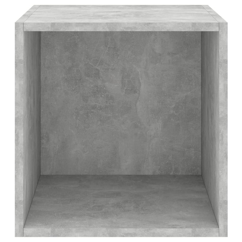 vidaXL Wall Cabinet Concrete Grey 37x37x37 cm Engineered Wood