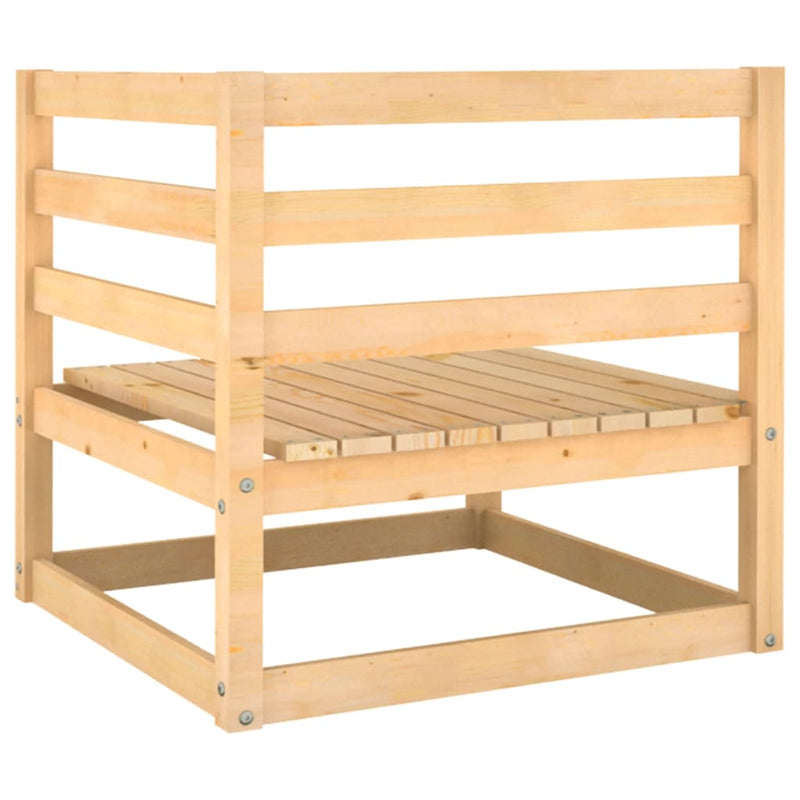 vidaXL Garden Corner Sofa Solid Pinewood