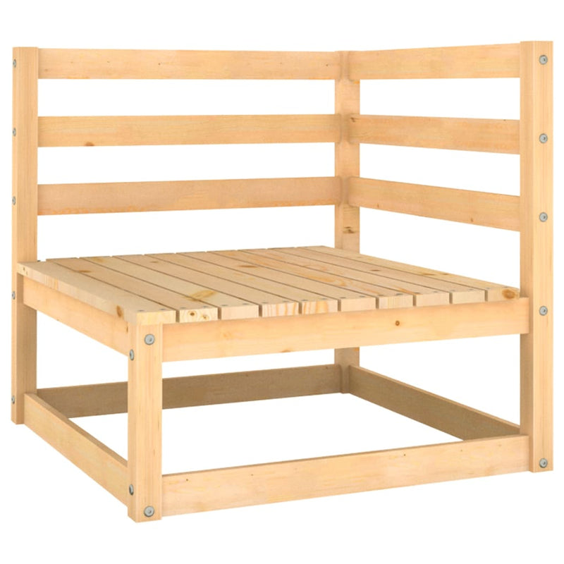 vidaXL Garden Corner Sofas 2 pcs Solid Pinewood
