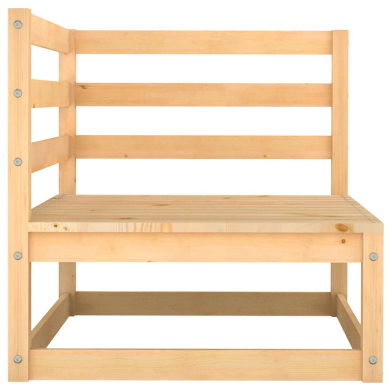 vidaXL Garden Corner Sofas 2 pcs Solid Pinewood