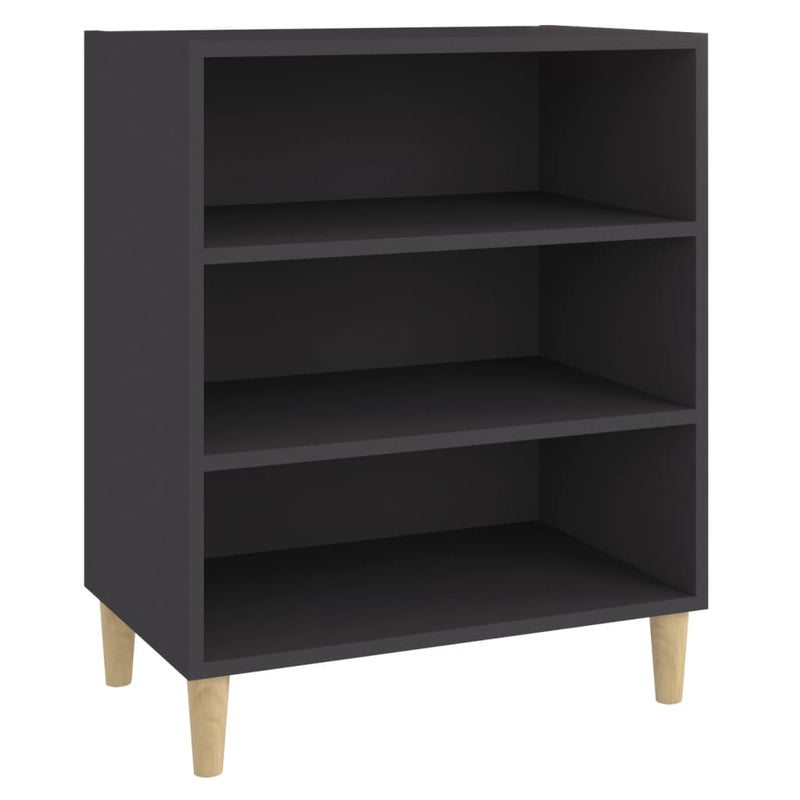 vidaXL Sideboard Grey 57x35x70 cm Engineered Wood