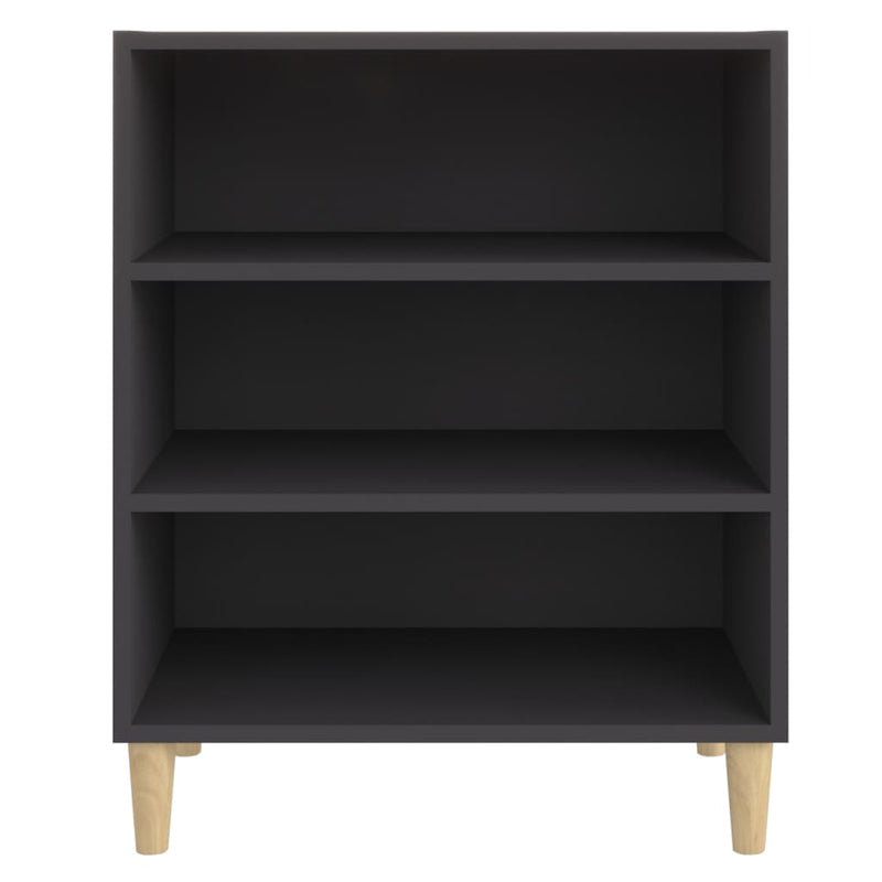 vidaXL Sideboard Grey 57x35x70 cm Engineered Wood