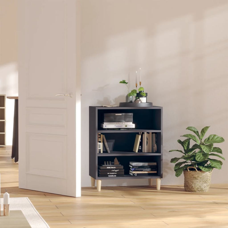 vidaXL Sideboard Grey 57x35x70 cm Engineered Wood