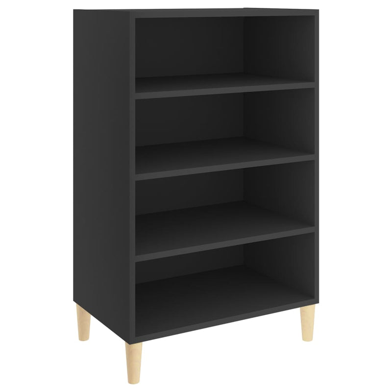 vidaXL Sideboard Grey 57x35x90 cm Engineered Wood