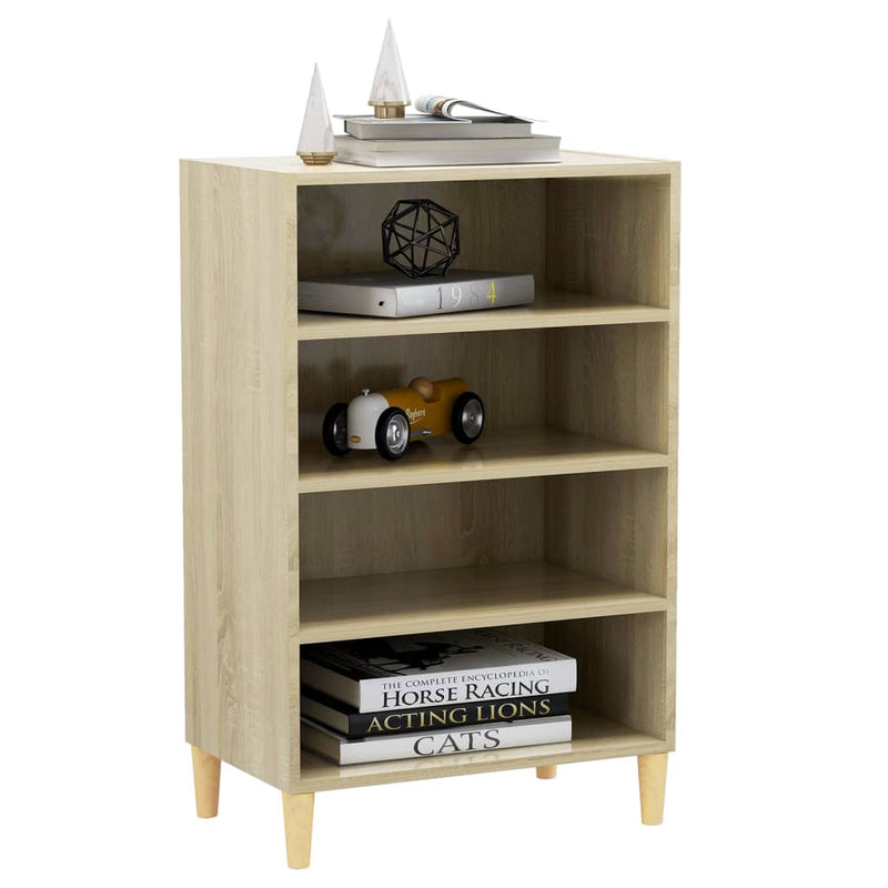 vidaXL Sideboard Sonoma Oak 57x35x90 cm Engineered Wood