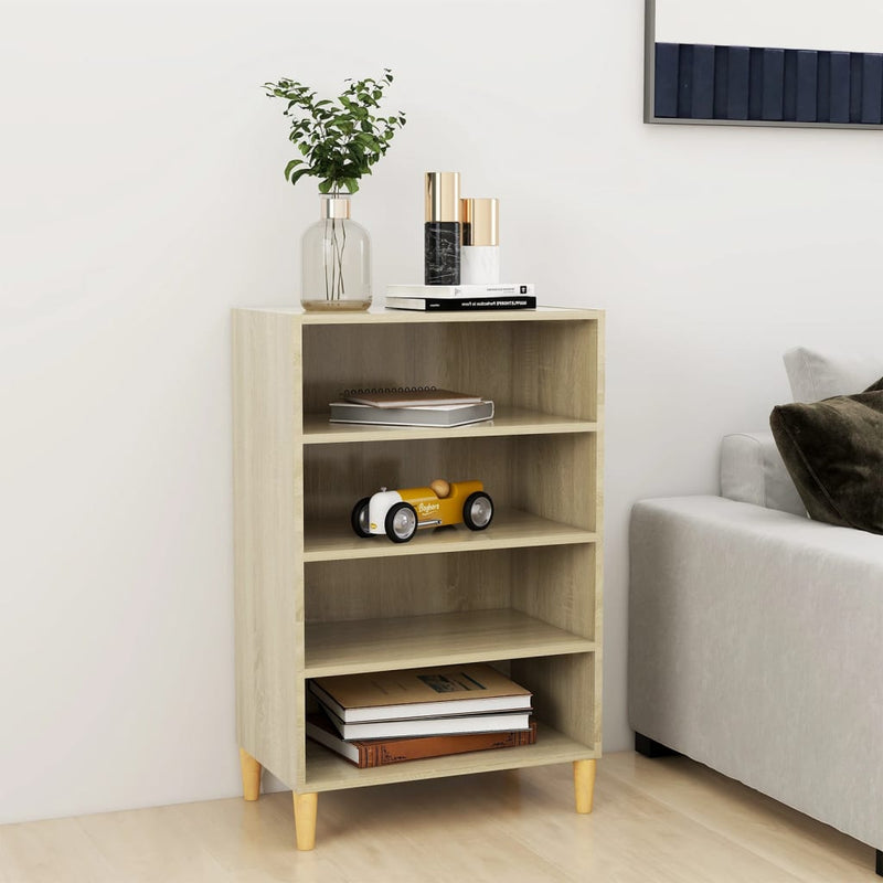 vidaXL Sideboard Sonoma Oak 57x35x90 cm Engineered Wood