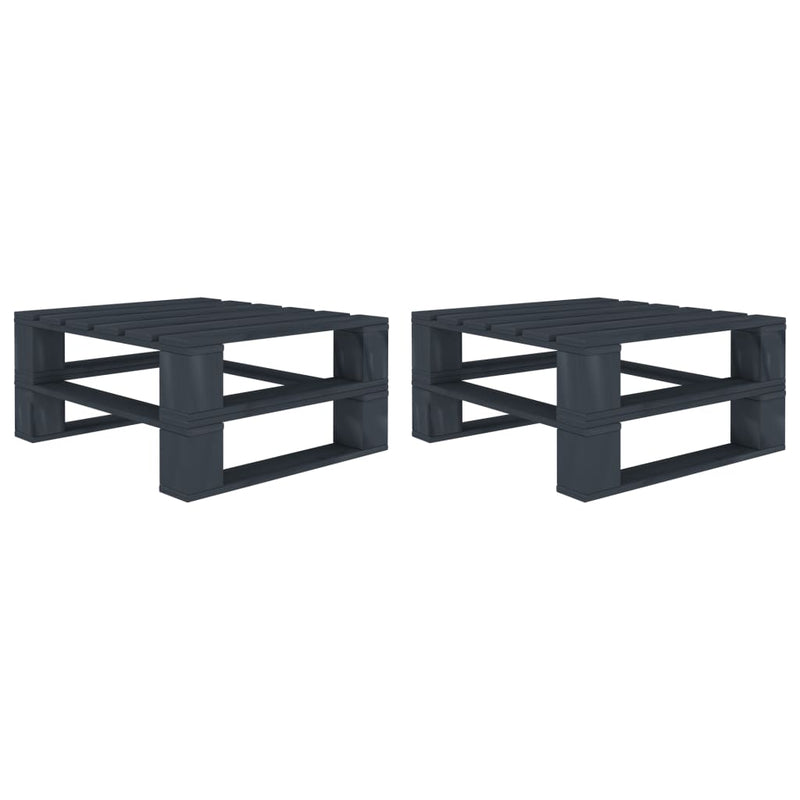 vidaXL 6 Piece Garden Pallet Lounge Set Wood Grey