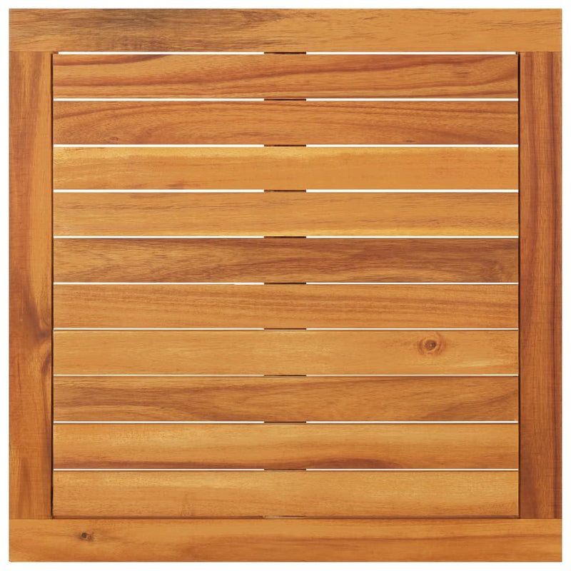 vidaXL Garden Table 64x64x29 cm Solid Acacia Wood