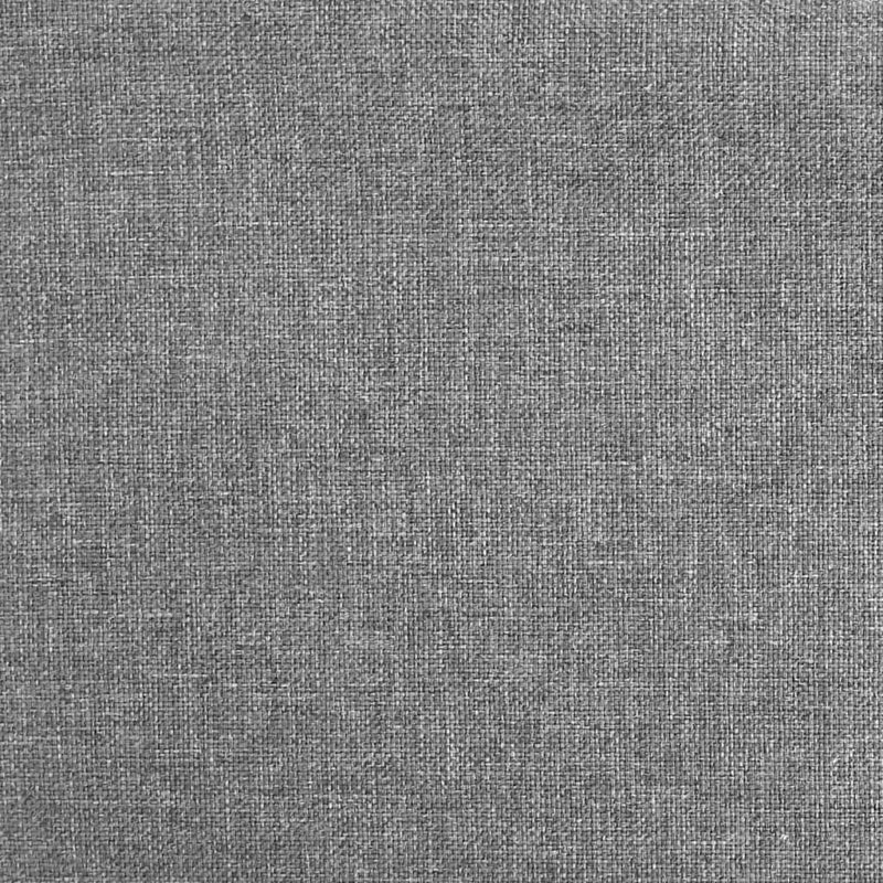 vidaXL Rocking Chair with a Stool Light Grey Fabric
