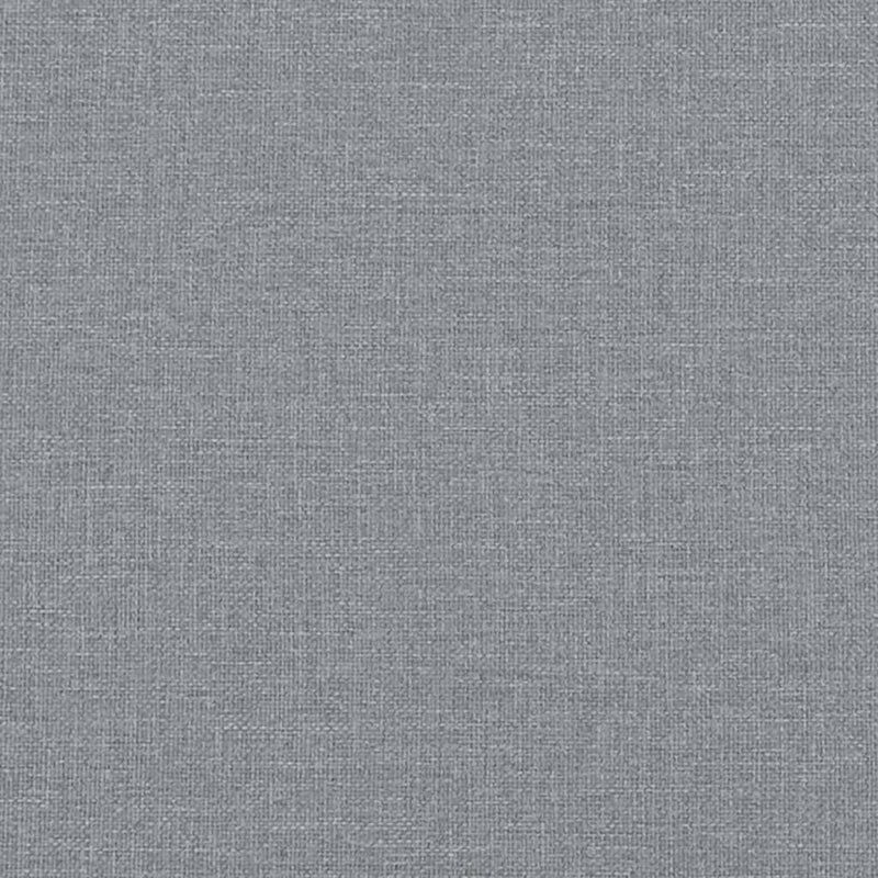 Armchair with Solid Rubber Wood Rocking Legs Light Grey Fabric