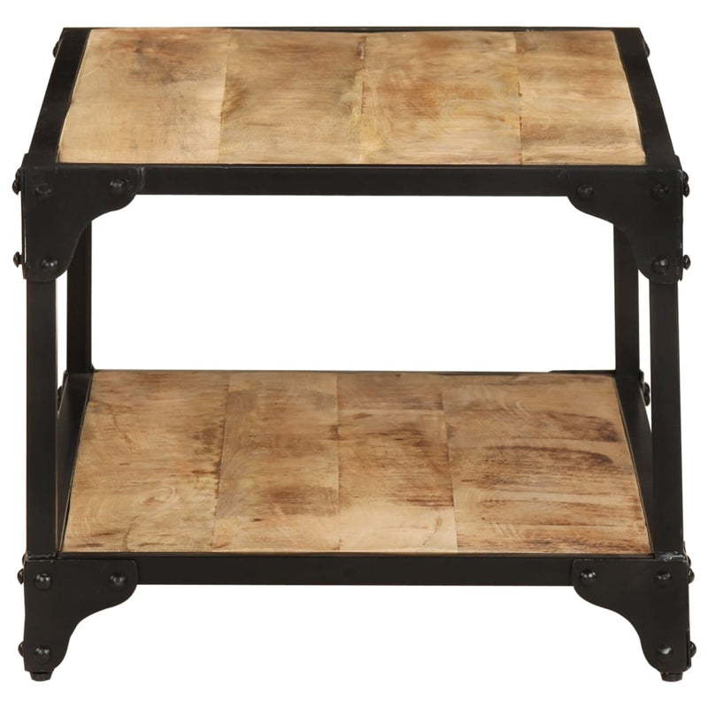 vidaXL Coffee Table 90x45x35 cm Solid Rough Mango Wood