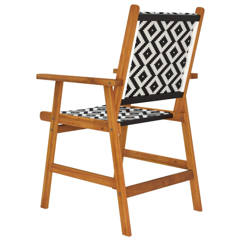 vidaXL Garden Chairs 2 pcs Solid Acacia Wood