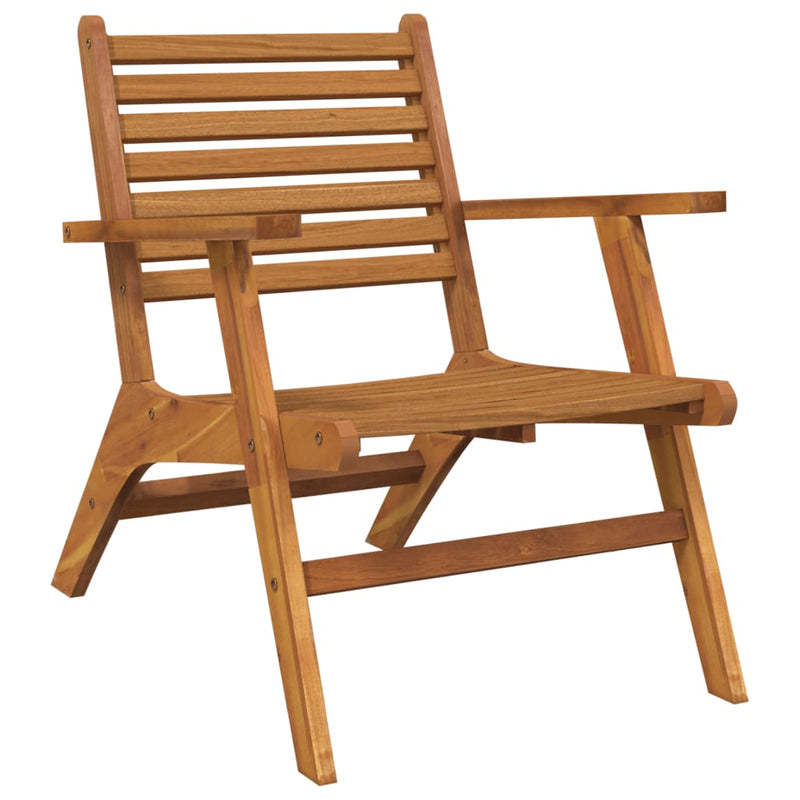 vidaXL Garden Chairs 2 pcs Solid Wood Acacia