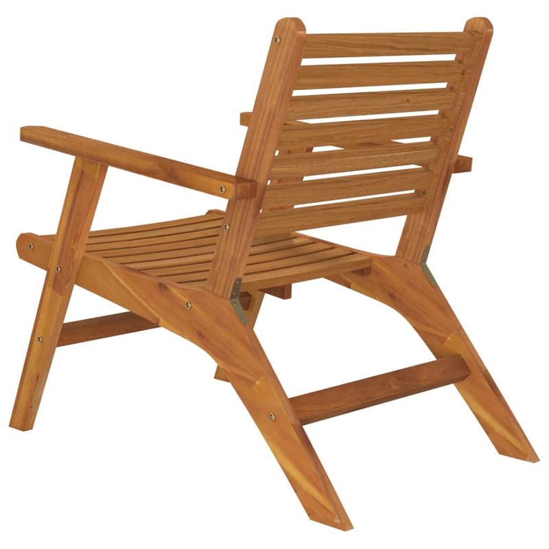 vidaXL Garden Chairs 2 pcs Solid Wood Acacia