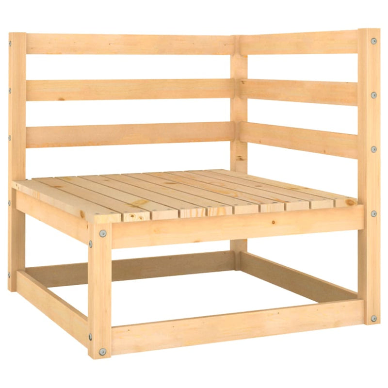vidaXL Garden 2-Seater Sofa Solid Wood Pine