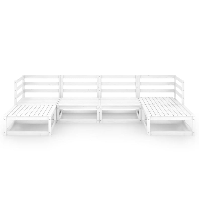 vidaXL 6 Piece Garden Lounge Set Solid Pinewood