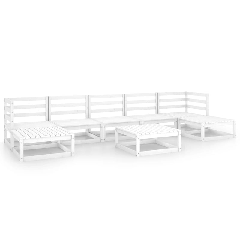 vidaXL 8 Piece Garden Lounge Set Solid Pinewood