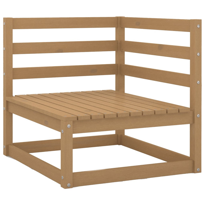 vidaXL 8 Piece Garden Lounge Set with Cushions Solid Pinewood
