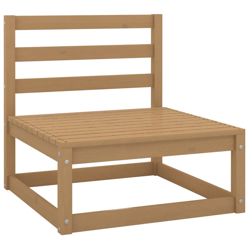 vidaXL 8 Piece Garden Lounge Set with Cushions Solid Pinewood
