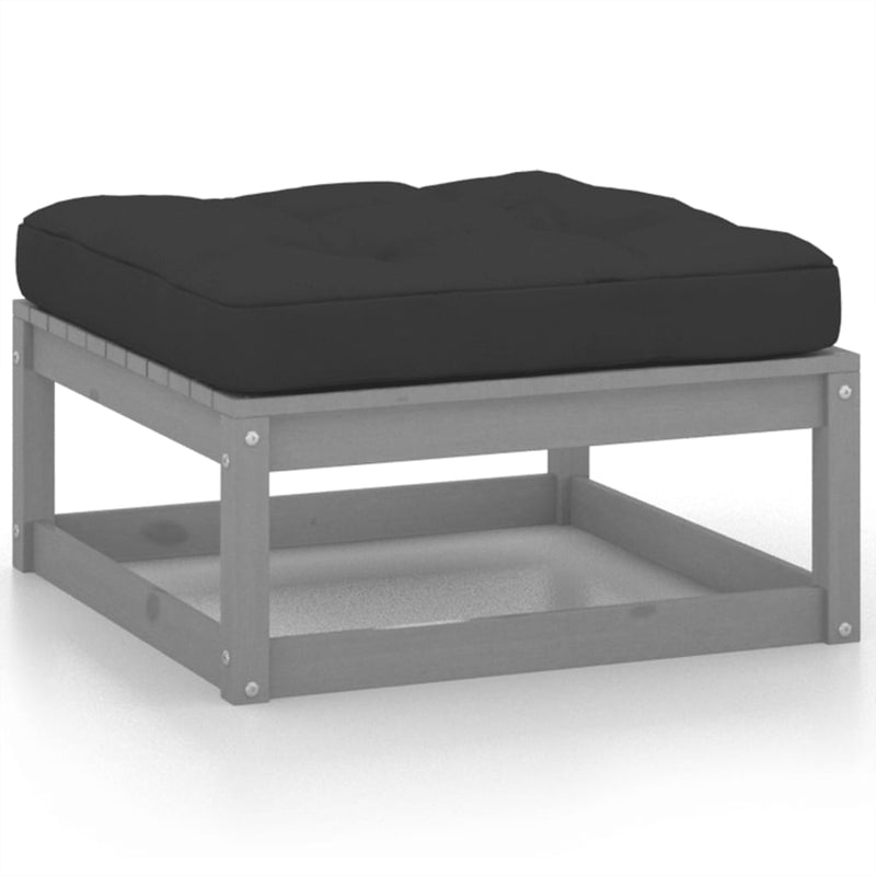 vidaXL 3 Piece Garden Lounge Set with Cushions Solid Pinewood