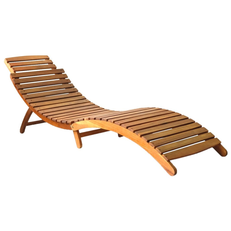 vidaXL Sun Loungers 2 pcs Solid Wood Acacia