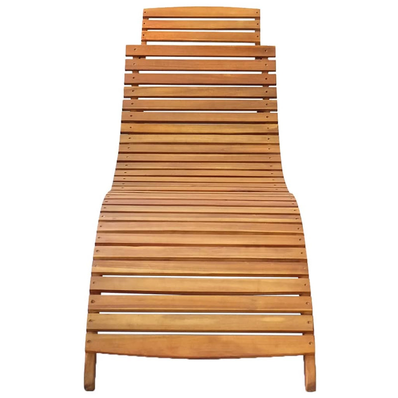 vidaXL Sun Loungers 2 pcs Solid Wood Acacia