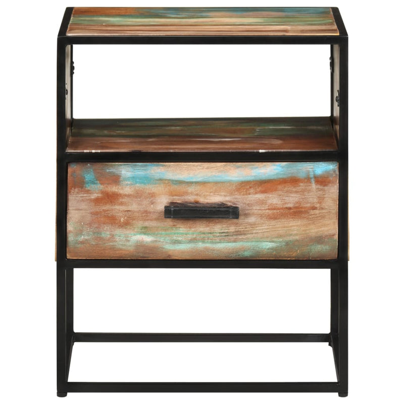vidaXL Bed Cabinet 40x30x50 cm Solid Reclaimed Wood