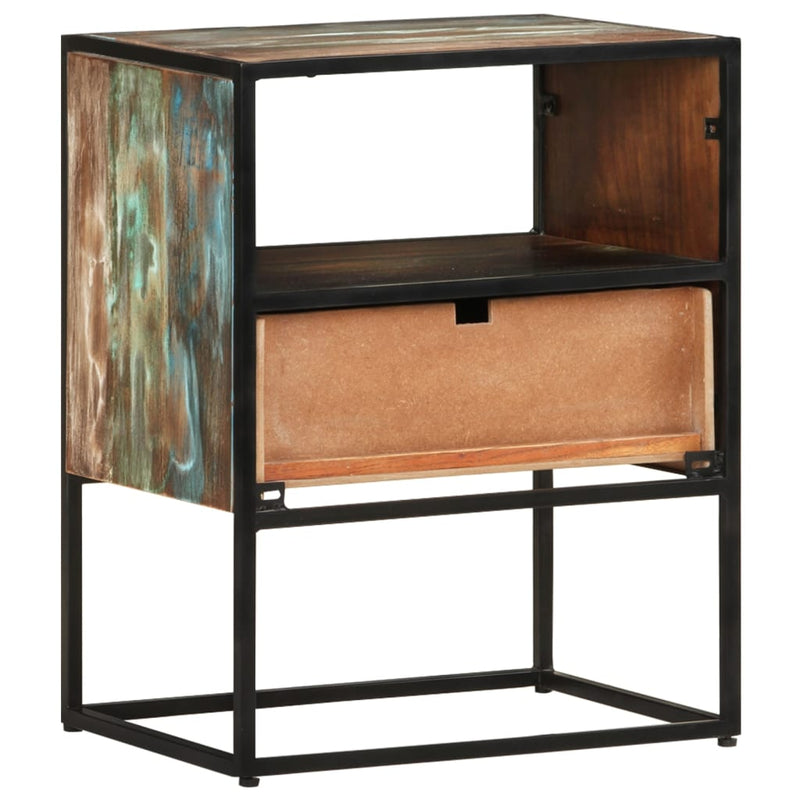 vidaXL Bed Cabinet 40x30x50 cm Solid Reclaimed Wood